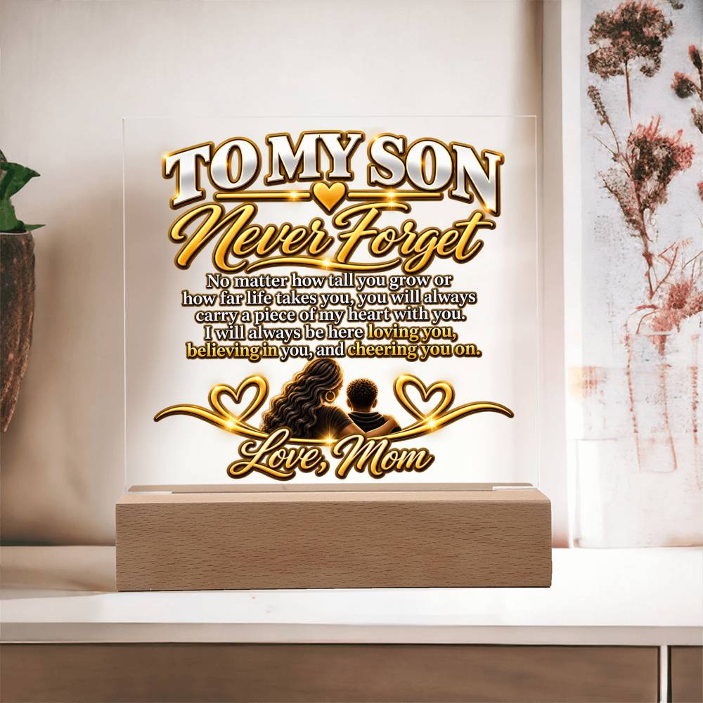 To My Son - Never Forget Love Mom 2