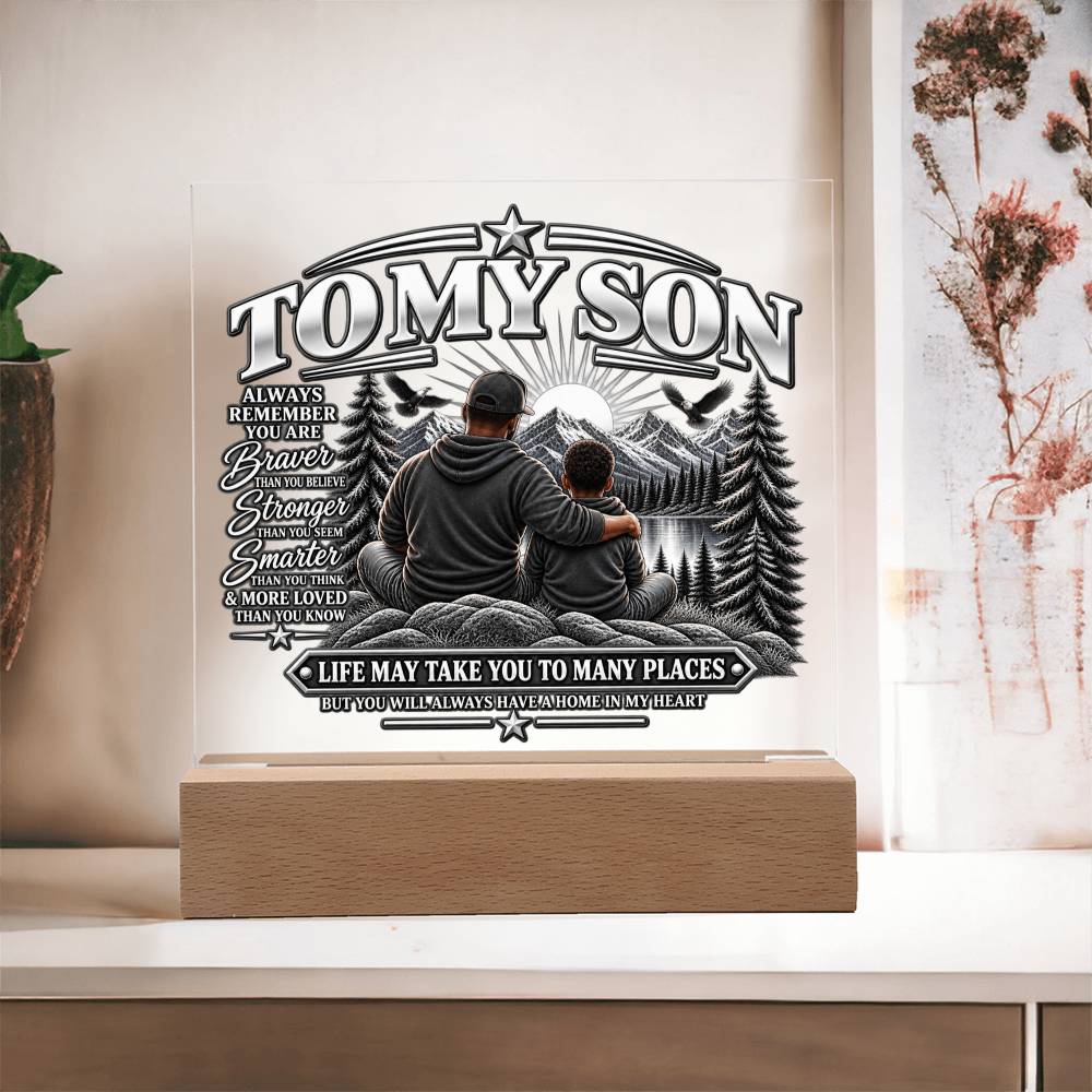 To My Son - Home in My Heart Black & White 2