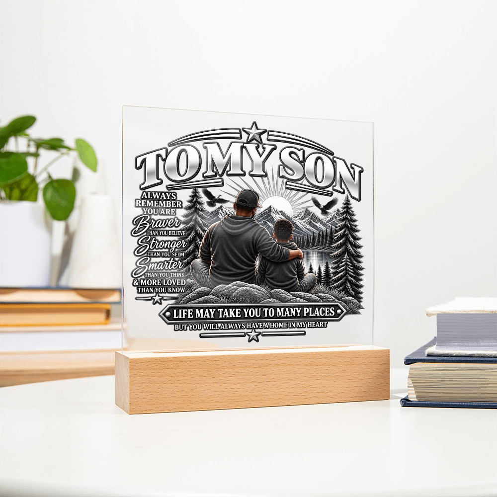 To My Son - Home in My Heart Black & White 2