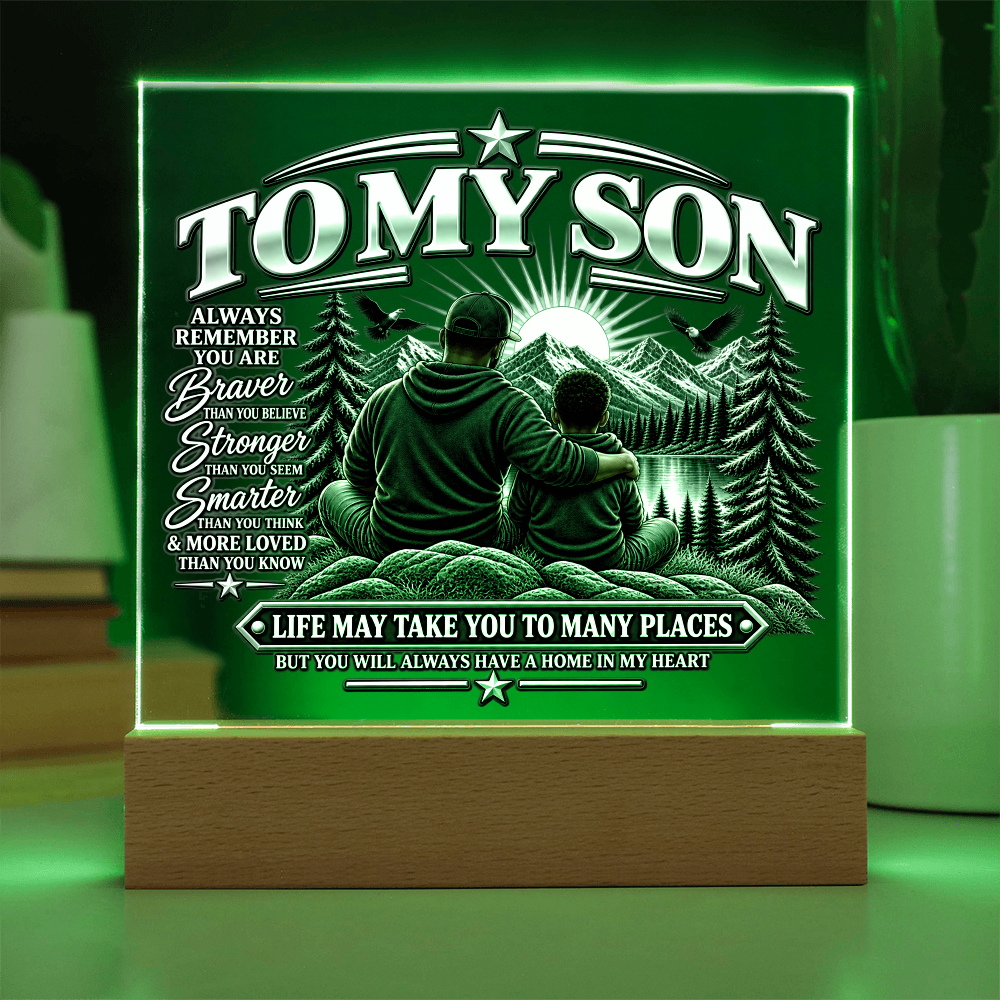 To My Son - Home in My Heart Black & White 2