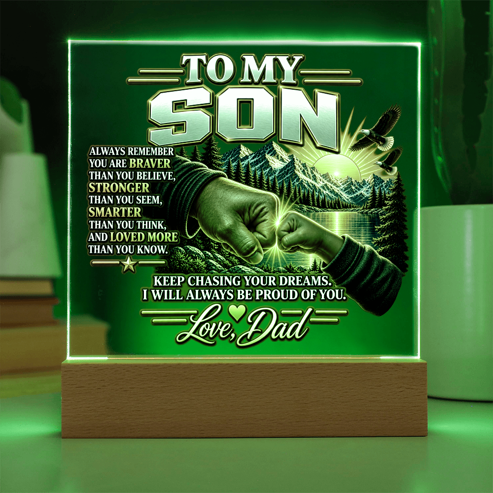 To My Son - Fist Bump 1