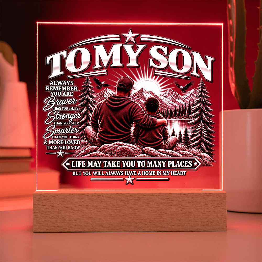 To My Son - Home in My Heart Black & White 2