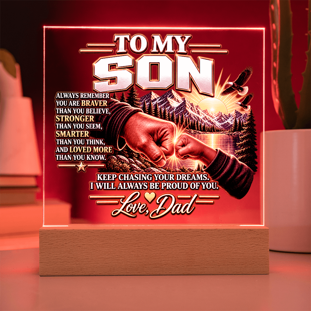 To My Son - Fist Bump 1