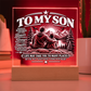 To My Son - Home in My Heart Black & White