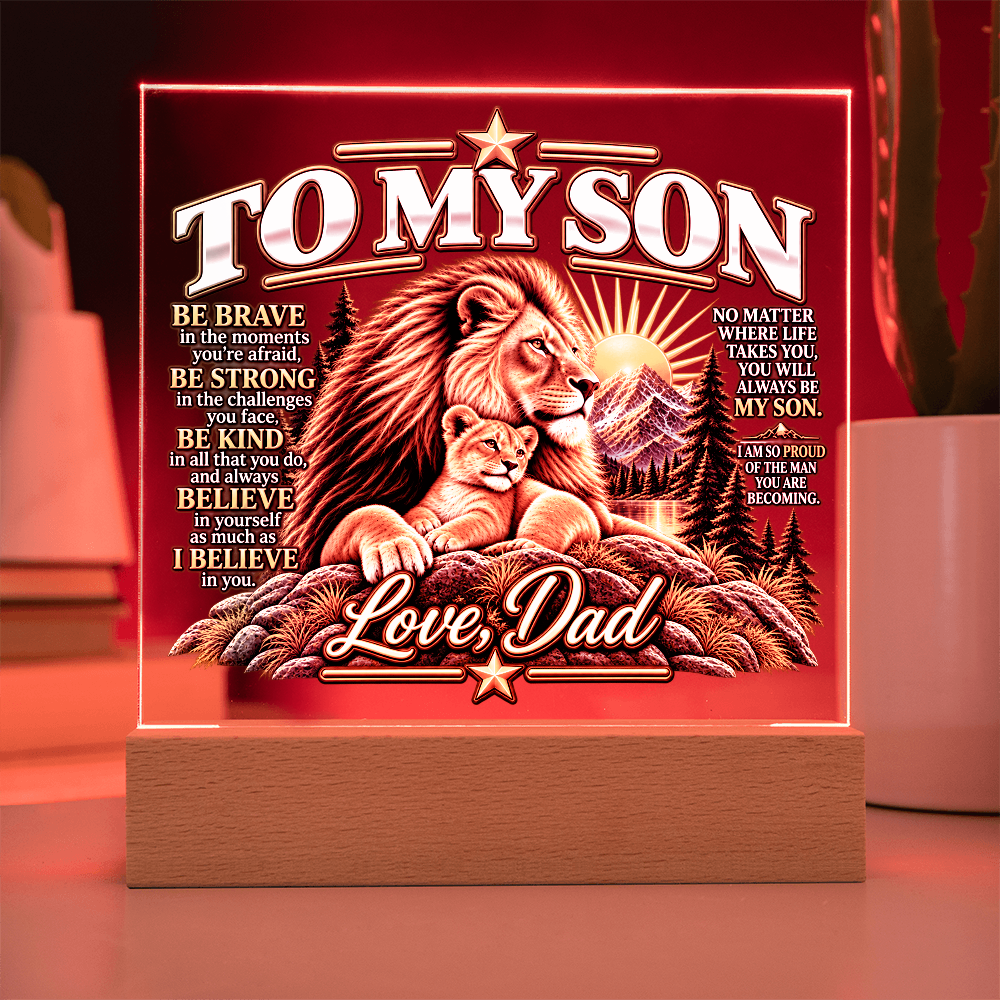 To My Son - Be Brave