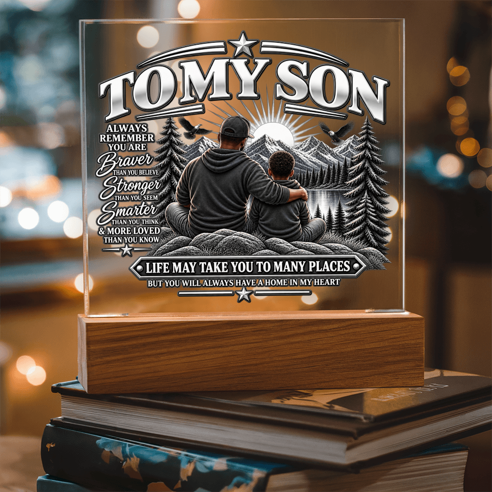 To My Son - Home in My Heart Black & White 2