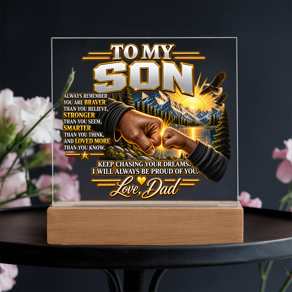 To My Son - Fist Bump 1
