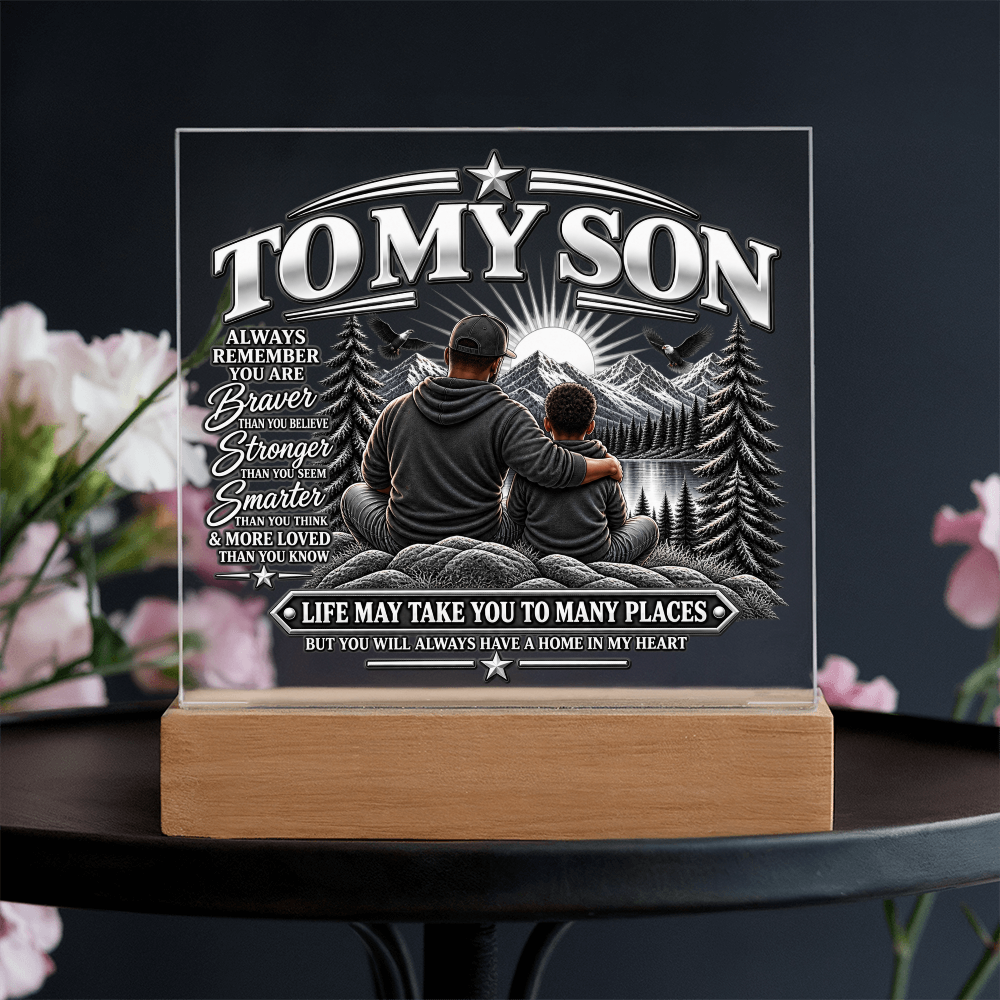 To My Son - Home in My Heart Black & White 2