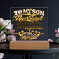 To My Son - Never Forget Love Dad 1