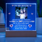 To My Bestie Personalized Photo & Year Acrylic Square Plaque