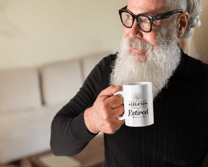 The Legend Has Retired EST. 2023 Mug - ALL4THEGIFTOFIT