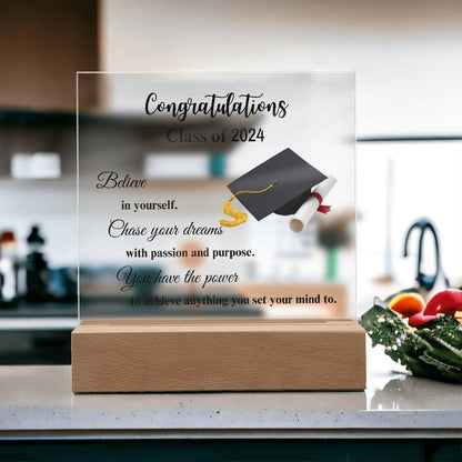 Congratulations Class of...Acrylic Square Plaque
