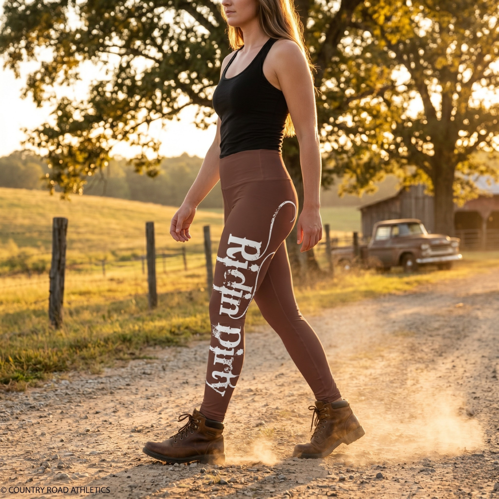 Ridin' Dirty Leggings Brown