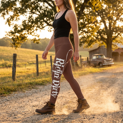 Ridin' Dirty Leggings Brown