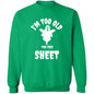 I'm Too Old For This Sheet (Halloween) - G180 Crewneck Pullover Sweatshirt - ALL4THEGIFTOFIT