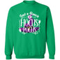 Just a Bunch of Hocus Pocus (Halloween) G180 Crewneck Pullover Sweatshirt - ALL4THEGIFTOFIT