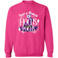 Just a Bunch of Hocus Pocus (Halloween) G180 Crewneck Pullover Sweatshirt - ALL4THEGIFTOFIT