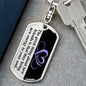 Great Thing About Friends | Dog Tag Swivel Keychain - ALL4THEGIFTOFIT