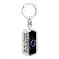 Great Thing About Friends | Dog Tag Swivel Keychain - ALL4THEGIFTOFIT