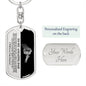 To My Amazing Dad | Always In My Heart | Swivel Dog Tag Keychain - ALL4THEGIFTOFIT