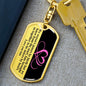 Sisters by Heart | Pink | Dog Tag Swivel Keychain - ALL4THEGIFTOFIT