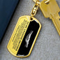 To My Awesome Brother | Always in My Heart | Swivel Dog Tag Keychain - ALL4THEGIFTOFIT