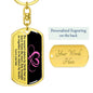 Sisters by Heart | Pink | Dog Tag Swivel Keychain - ALL4THEGIFTOFIT