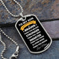 To My Son | Always Remember (White Design) | Dog Tag - ALL4THEGIFTOFIT