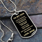 To My Son | Always Remember - Love Mom | Dog Tag - ALL4THEGIFTOFIT