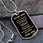 To My Son | Always Remember - Dog Tag - ALL4THEGIFTOFIT