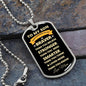 To My Son | Always Remember... | Dog Tag - ALL4THEGIFTOFIT