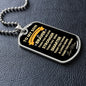 To My Son | Always Remember... | Dog Tag - ALL4THEGIFTOFIT