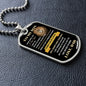 To My Son | Never Forget That I Love You | Dog Tag - ALL4THEGIFTOFIT