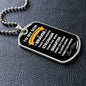 To My Son | Always Remember (White Design) | Dog Tag - ALL4THEGIFTOFIT