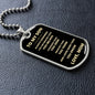 To My Son | Always Remember - Love Mom | Dog Tag - ALL4THEGIFTOFIT