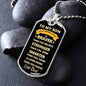 To My Son | You are Braver Than You Believe - Dad | Dog Tag - ALL4THEGIFTOFIT