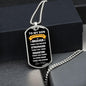 To My Son | Always Remember (White Design) | Dog Tag - ALL4THEGIFTOFIT
