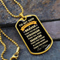 To My Son | Always Remember... | Dog Tag - ALL4THEGIFTOFIT