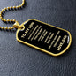 To My Son | Always Remember - Dog Tag - ALL4THEGIFTOFIT