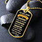 To My Son | You are Braver Than You Believe - Dad | Dog Tag - ALL4THEGIFTOFIT
