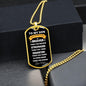 To My Son | Always Remember (White Design) | Dog Tag - ALL4THEGIFTOFIT