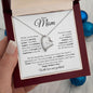 Dear Mom | Most Amazing Mother | Forever Love Necklace - Gift for Mother's Day, Birthday, Holidays, Just Because - ALL4THEGIFTOFIT