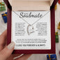 To My Soulmate | Through My Eyes | Forever Love Necklace - Gift for Wife, Fiance, Girlfriend - ALL4THEGIFTOFIT