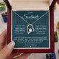 To My Soulmate | In Your Eyes I Have Found My Home | Forever Love Necklace - Gift for Wife, Fiance, Girlfriend - ALL4THEGIFTOFIT