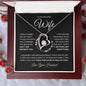 To My Beautiful Wife - I Can't Live Without You | Forever Love Necklace - Gift for Soulmate, Birthday, Anniversary - ALL4THEGIFTOFIT