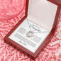To My Beautiful Daughter | Father & Daughter Their Hearts as One | Forever Love Necklace - ALL4THEGIFTOFIT