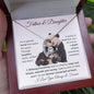 Father & Daughter | Forever Connected At Heart | Forever Love Necklace - ALL4THEGIFTOFIT