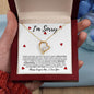 I'm Sorry | Please Forgive Me | Forever Love Necklace - Gift for Wife, Soulmate, Fiancée, Girlfriend - ALL4THEGIFTOFIT