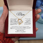 Dear Mom | Most Amazing Mother | Forever Love Necklace - Gift for Mother's Day, Birthday, Holidays, Just Because - ALL4THEGIFTOFIT