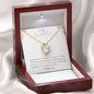 To My Beautiful Mother | I am Proud to Call You Mom | Forever Love Necklace - ALL4THEGIFTOFIT